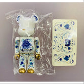 Bearbrick Series 20 PATTERN SSUR Blue and white porcelain 100%